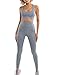 Sexyshine Women 2 Pieces Tracksuit Sports Bra and Legging Pants Yoga Set Outfits
