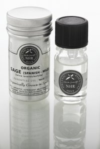 Organic Spanish Sage Essential Oil - Mild (Salvia lavandulaefolia) () by NHR Organic Oils