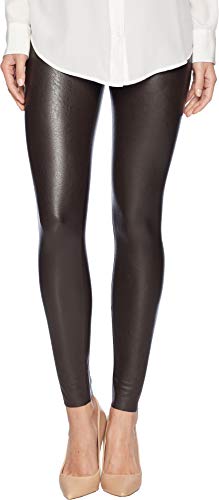 commando Women's Perfect Control Faux Leather Leggings SLG06 Espresso Small