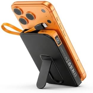 für Power Bank MagSafe 10000mAh, Magnetische Powerbank iPhone mit Ständer