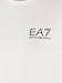 Emporio Armani Men's EA7 Logo T-Shirt, White, Large