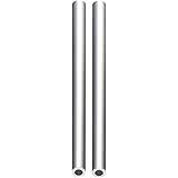2pcs 304 Stainless Steel Tube,10mm/0.39" OD X 9mm/0.35" ID,250 mm(9.84") Length Round Metal Pipe Tube