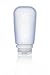 humangear GoToob+ (XL) | Refillable Silicone Travel Bottle | Locking Lid | Food-Safe Material | Blue, XL (6 fl.oz.; 177ml)