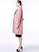 Miya Genuine Double Face Cashmere Coat for Women,Overcoat Women Winter Wool coat Pink Medium