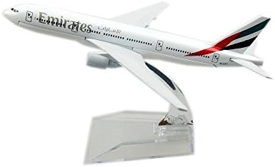 GUOLIAN Diecast Airplane 1:400 16cm Boeing B-777 Emirates Plane Metal Airplane Model Plane Toy Plane Model Model Office Decoration or Gift