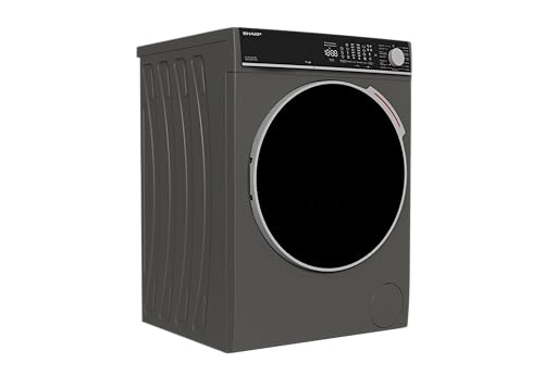 SHARP ES-MFL814CAA-DE Waschmaschine Frontlader | 8 kg | 1400 U/min | Energieklasse A | Inverter Motor | AquaStop | LED-Touchdisplay | Dampf | Microfiber Filter | Espresso Gray 3