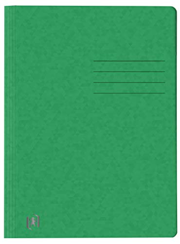 Oxford Schnellhefter A4, aus Karton, grün, 25 Stück, 400116200, DIN A4