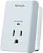 Woods 41008 Surge Protector One 3-prong Power Outlet LED Indicator Light and Alarm, 1080J, White