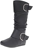 Women's Round Toe Slouchy Boot with Buckle