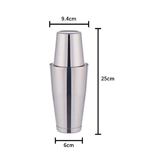 Bar-Set, 9-teiliges Cocktail-Shaker-Bar-Werkzeug aus Edelstahl mit Ausstellungsständer, Premium-Bartending-Kit für… – Bild 3