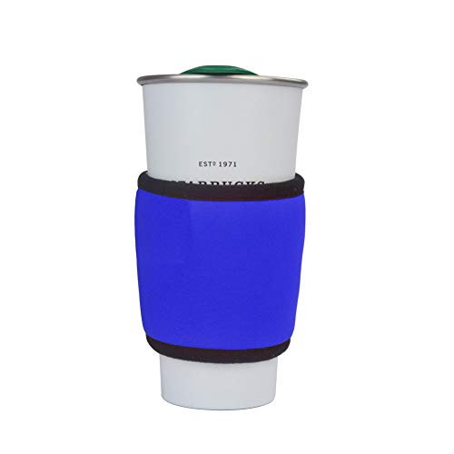 Dr. Prepare Car Electric Warmer Cup Sleeve Travel Beverage Warmer, Portable Baby Bottle Warmer for Milk, Coffee, Tea, Water, and More, Blue