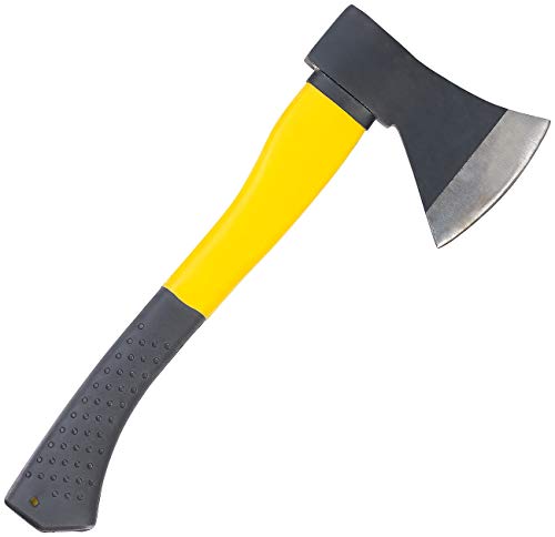 Semptec Urban Survival Technology Universal-Beil mit Fiberglas-Stiel und gummiertem Griff, 600 g (Kettensäge)