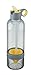 Citrus Zinger Sip by Zing Anything, Active Infusion Water Bottle, Citrus Fruit Infusion, BPA EA free Tritan, Reusable Water Bottle, Hydration, Infusion Technology, Flip Up Straw Cap, 28 oz., Gray