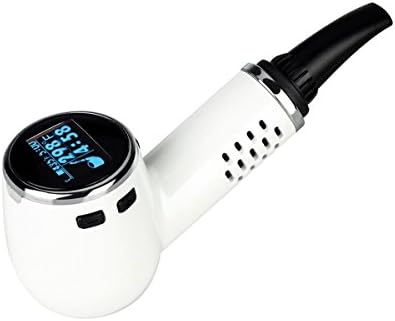 Portable Small Electronic Herb Vaporizer Pen Kit-Vapor Pens Original Herbal Homles Vaporizer for Women Men Smoker (White)