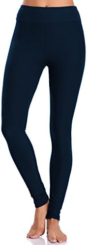 BAILYDEL Women's Ultra Soft Ankle Leggings High Waist Seamless Stretch Pants Color Navy Size XS-L