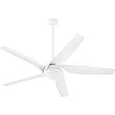 Quorum 41655-8 Fury 65" Ceiling Fan, Studio White
