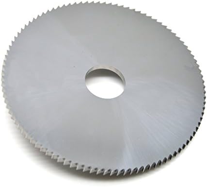 Wokesi 90mmBlade×1.5mmKerf×1''(25.4mm)Bore×100Teeth,Solid Tungsten Carbide,Circular Saw Blades for Steel Iron Cutting Milling Grooving Tools (90mmBlade×1.5mmKerf×25.4mmBore×100Teeth, Tungsten)