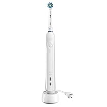 Oral-B White Pro 1000 Power Rechargeable Toothbrush Powered by Braun