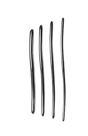 Dilator Stift nach Hegar beidseitig Harnröhrendehner Harnröhren-Dilatator Erotik Sextoys für-Männer (Ø 3 – 4 mm)
