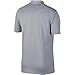 Nike Men's Dry Victory Solid Polo Golf Shirt, Wolf Grey/Black, X-Large