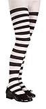 Rubie's Costume Co Child White/Black Stripe Tights Costume Size (Small)