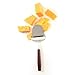 Norpro Stainless Steel Cheese Plane Slicer with Wooden Handle, Silver