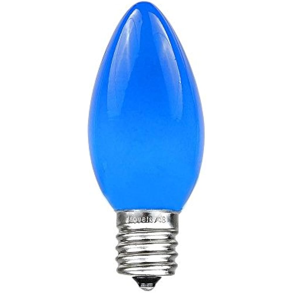 Novelty Lights 25 Pack C9 Ceramic Outdoor String Christmas Replacement