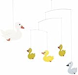 Flensted Mobiles Ugly Duckling Hanging Nursery Mobile - 17 Inches Cardboard