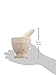 Evco International Natural Marble Stone Mortar and Pestle Set Guacamole Molcajete Bowl, Kitchen Spices, Herbs, Pesto Grinder, 4