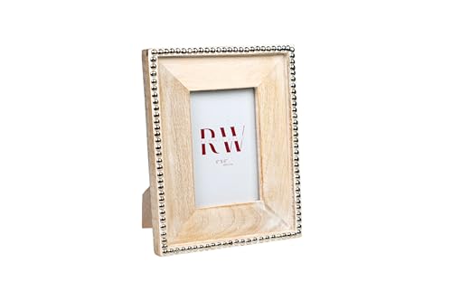 PORTAFOTO MADERA NATURAL/BLANCO
