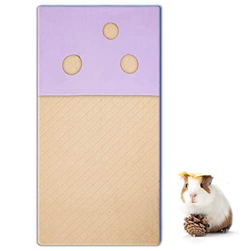 Geegoods Guinea Pig Fleece Cage Liners,Absorbent Odor Bamboo Guinea Pig