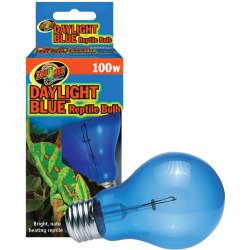 Zoo Med Daylight Blue Reptile Bulbs 4-Pack 100W - Full Spectrum UVA Heat Lamps for Healthy Terrariums