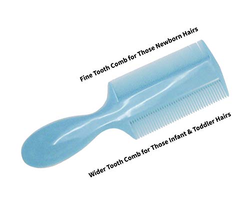 Complete Deluxe Baby Healthcare + Grooming Kit | 3X Liquid Medicine Dispensers, Hair Comb | Pill Box-Vaccination Check Sheet | Unisex, for Infant Boys + Girls | Perfect Registry-Shower Gift (Blue) - Thumbnail 5