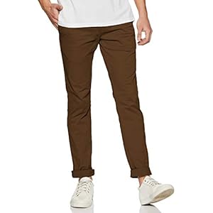 Parx Men’s Straight Fit Casual Trousers