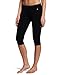 Danskin Womens Capri Legging, Black, M