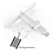 Stouchi Fan for iPhone, iPhone Fan iPhone Mini Fan Portable Dock Cool Cooler 180 °Rotating Fan Compatible for iPhone X/iPhone 8/7 / 6 Plus iPad Mini Black and White