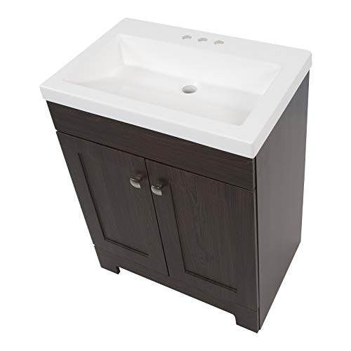 Woodcrafters Home Products Wharton Bathroom Vanity with Sink, 24.5" W x
