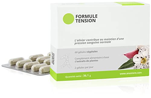 Formule Tension * 400 mg / 60 gélules * Ail, Aubépine et Olivier