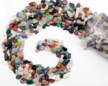 75grams of bead chips, various/assorted sizes, colors s…