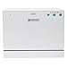 NewAir ADW-2600W 6 Place Setting Portable Countertop Dishwasher With Electronic Controls