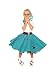 Hip Hop 50s shop 3 Piece Child Poodle Skirt Outfit, Size 8 Teal