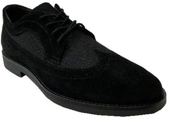 A. Testoni Made in Italy Diffusion Suede and Nylon Oxford