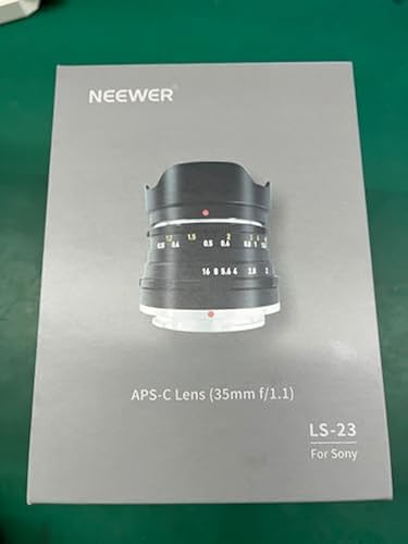 NEEWER 35mm APS-C Large Aperture Manual Focus Prime Lens