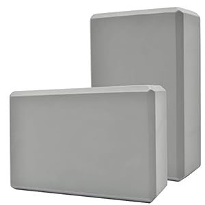 Techsea Yoga Block, High Density EVA Foam Yoga Brick, Soft Non-Slip Surface for Yoga, Pilates, Meditation, Workout