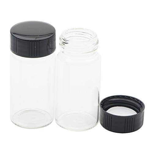 Buy 50 Pack 1ml Clear Glass Sample Vials For Essential Oils,Empty Glass