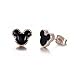 TAMHOO Rose Gold Plated Stainless Steel Mixed Color Cute Pineapple Mouse Heart Shape Love Owl Ladybug Stud Earrings Set