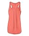 Bella Canvas Ladies' Flowy Racerback Tank L Coral