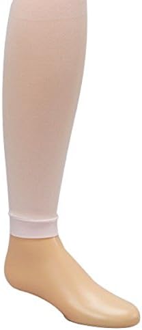 LIGLEG Girls' Lycra Opaque Footless Tights (Kids, Toddler, Jr) 6-8 Baby Pink
