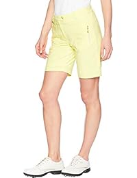 Pantalones cortos para dama, ligeros, cierre de botón con cremallera frontal