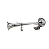 Pactrade-Marine-Boat-Auto-Stainless-Steel-Single-Trumpet-Horn-Complete-Set-12V